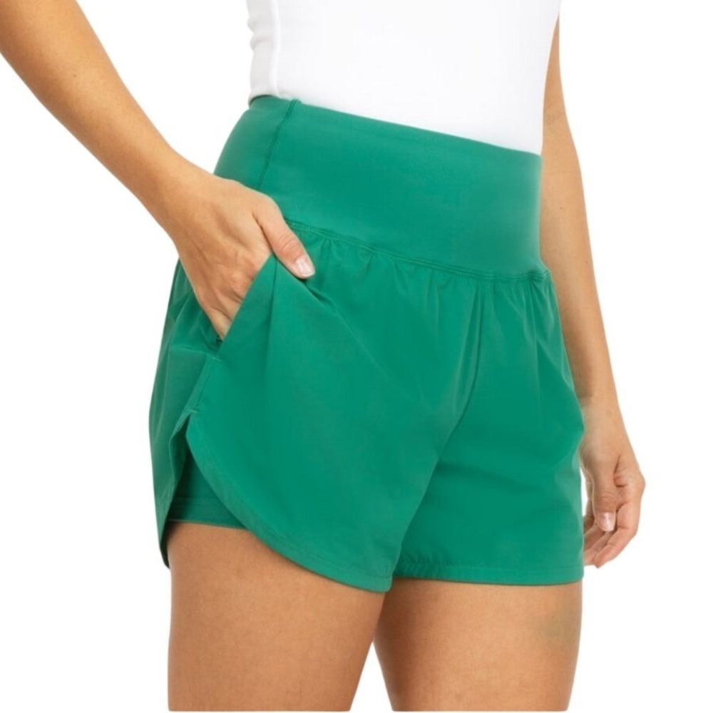 Spyder Womens Woven Kelly Green Shorts Small‎